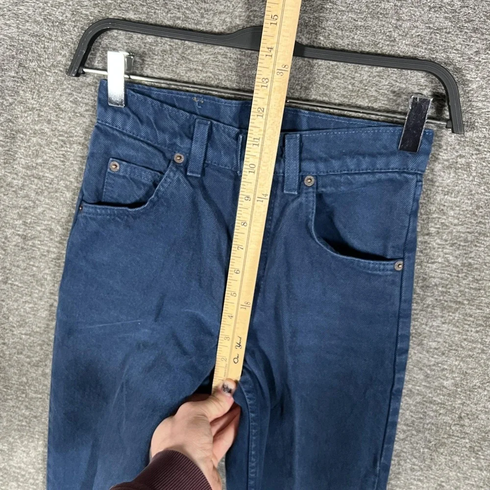 VTG Levi's 560‎ Orange Tab Jeans Boys 14 Slim 24x27 Blue Loose Fit Made USA 90s